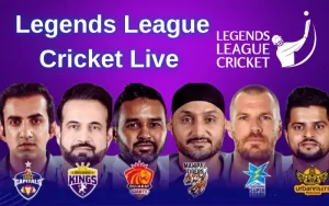 legends league cricket live